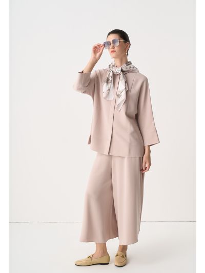 Single Tone Wide Legs Culottes