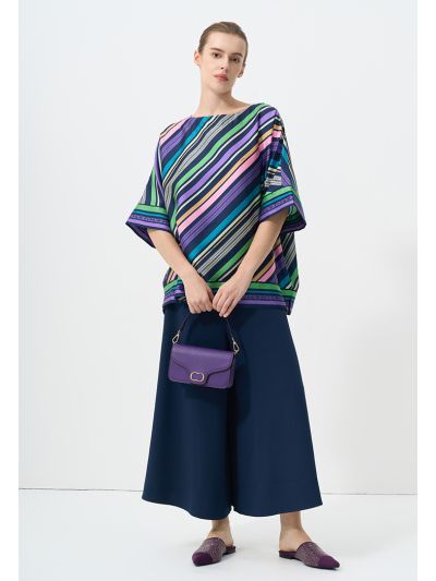Solid Wide Legs Culottes