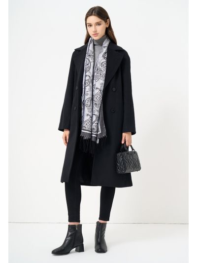 Knitted Heavy Maxi Winter Coat