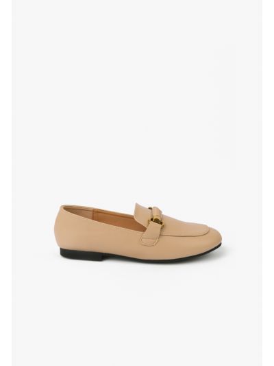Solid Horse Bit Loafers