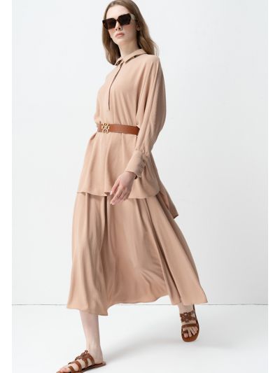 Single Tone Flared Circular Skirt