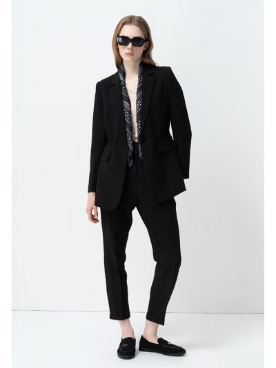 Peg Leg High Waist Trouser