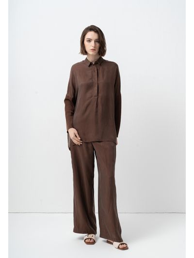 Solid Wide Legs Trouser