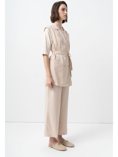 Single Tone Wide Legs Trouser