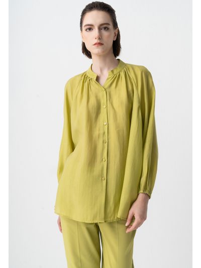 Single Tone Long Raglan Sleeves Shirt