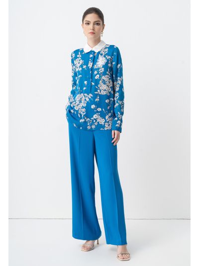 Solid Wide Legs Trouser