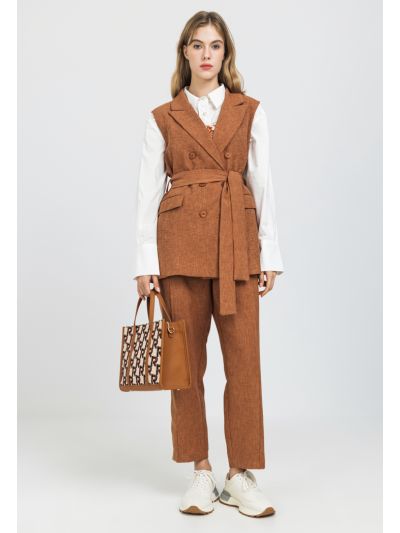 Solid Peg Leg Trouser