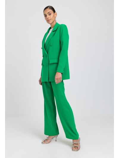 Straight Cut High Waist Trouser