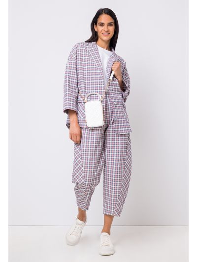 Baggy Printed High Waist Trouser