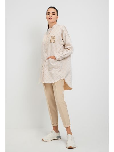 Peg Leg High Waist Trouser