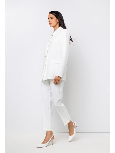 Peg Leg High Waist Trouser