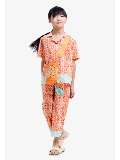 Printed Buttoned Shirt & Pant Set