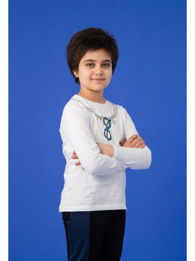 Front Print Long Sleeve T-Shirt