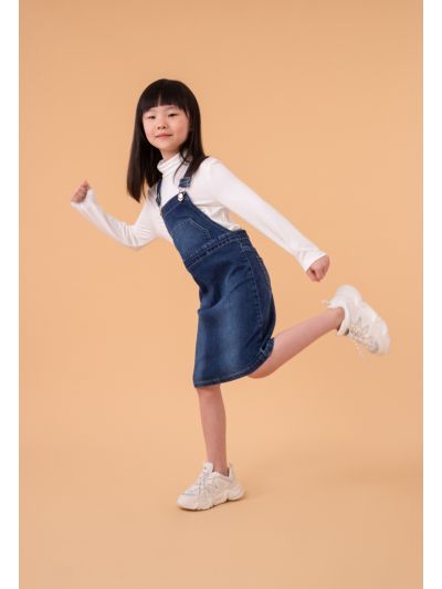 Dungaree Denim Jumper Dress