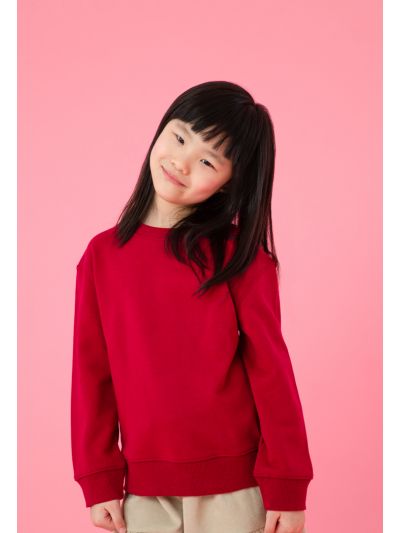 Pullover Ribbed Trim Long Sleeve Blouse
