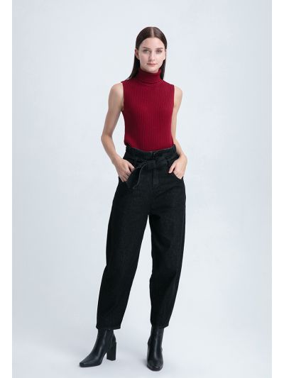 High Waist Denim Pants