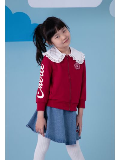 Zippy Lace Collar School Uniform Jacket