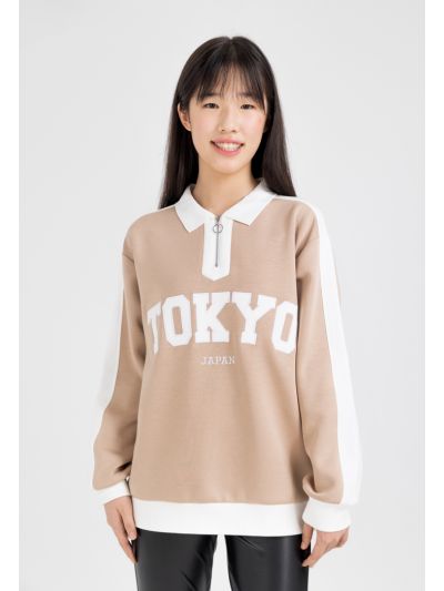 Two Toned Knitted Blouse