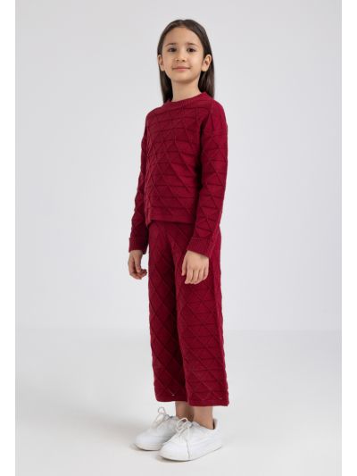 Knitted Patterned Trousers
