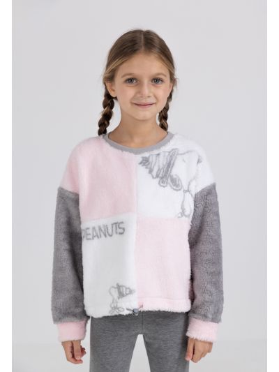 Peanuts Fuzzy Sherpa Sweater
