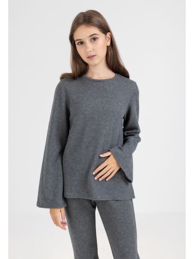 Solid Knitted Top