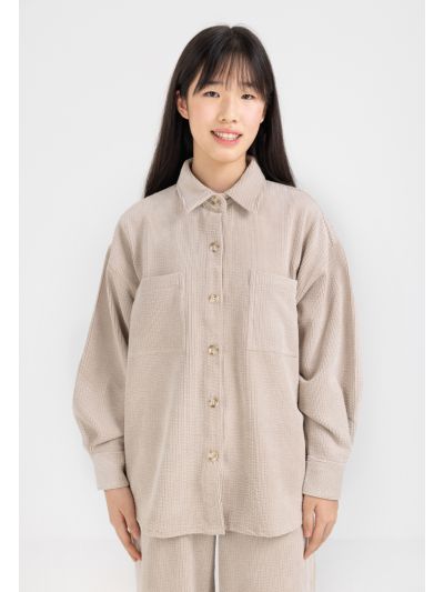 Solid Textured Shirt