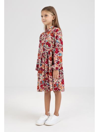 Vibrant Floral Dress
