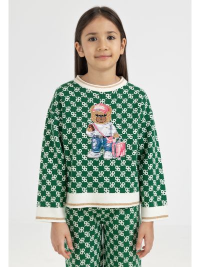 Knitted Monogram Sweater