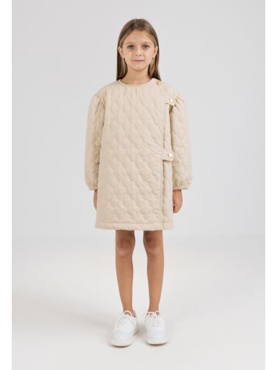 Solid Quilted Dress