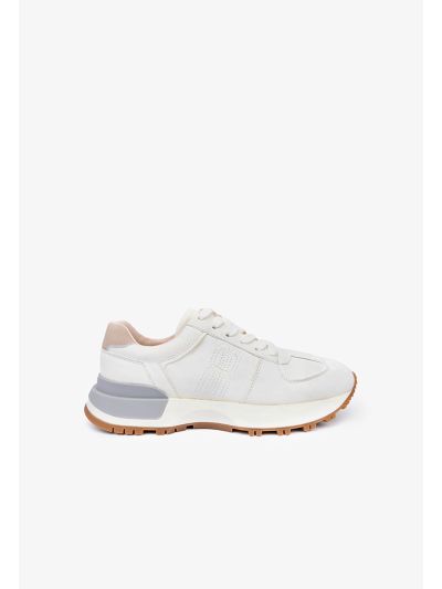 Solid Textured Sneakers