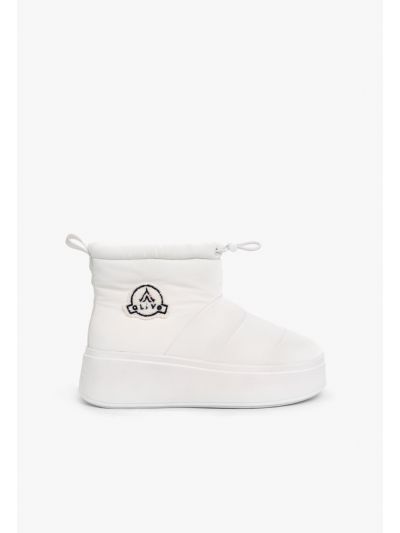 Faux Fur Quilted Winter Boots