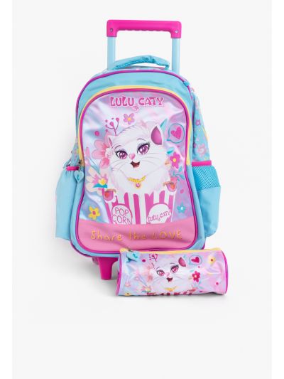 Lulu Caty Colorful Trolley Backpack