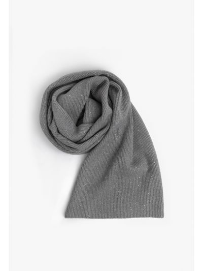 Knitted Lurex Scarf