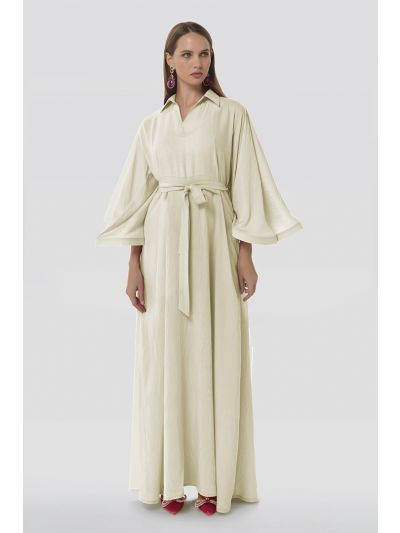 Flared Butterfly Sleeves Maxi Dress -Sale