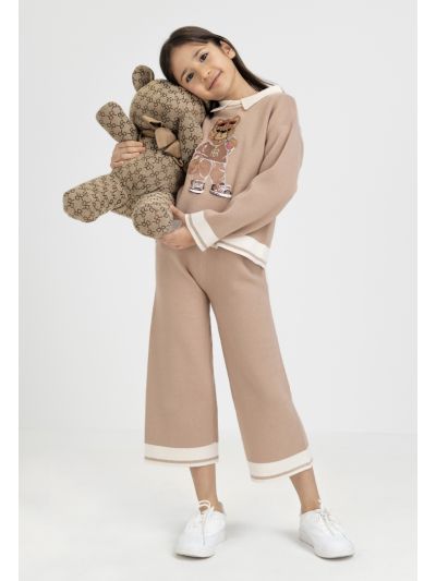 Two Toned Knitted Trousers