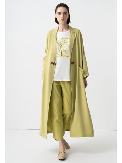 Solid Oversize Maxi Open Abaya 