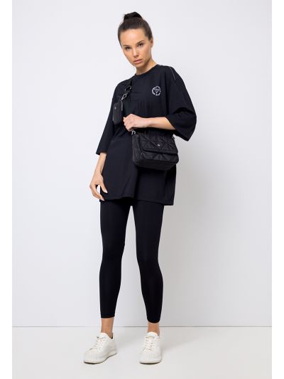 Solid High Waist Legging