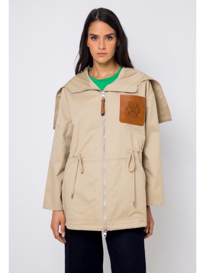 Full Zip Drawstring Hoodie jacket