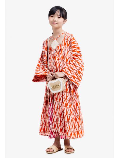 Strap Dolman Dress & Abaya Set
