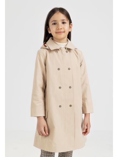 Textured Monogram Trench Coat