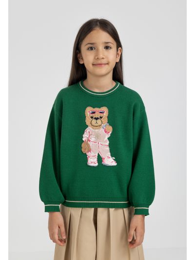 Vibrant Embroidered Sweater