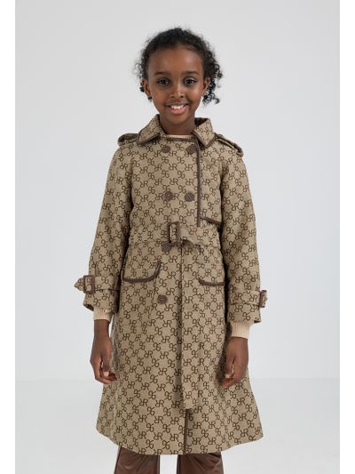 Monogram Belted Coat