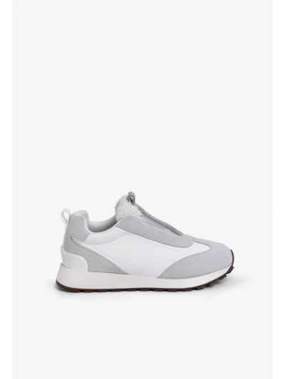 Embellished Suede Sneakers