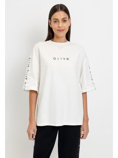 Back Print Oversized T-Shirt