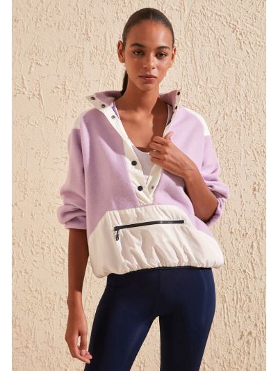 Lilac Double Sided Sports Sweatshirt