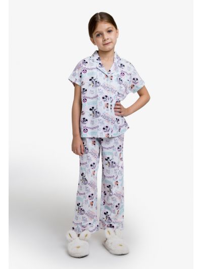 Micky Mouse Top and Pants Pajama Set (2PCS)