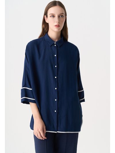 Back Printed Oversized Shirt