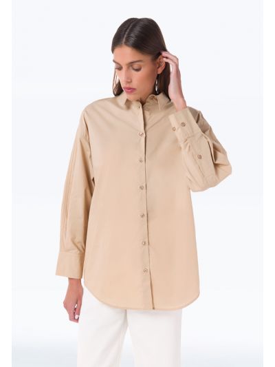 Classic Solid Buttoned Up Shirt -Sale