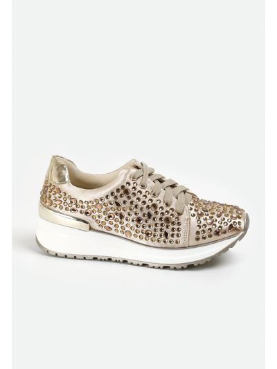Embellisheded Glitter Sneakers