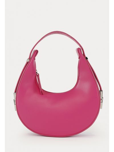 Top Handle PU Leather Hobo Bag -Sale